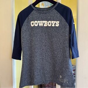 ⭐️ Dallas Cowboys Kids Raglan Shirt - Blue and Gray